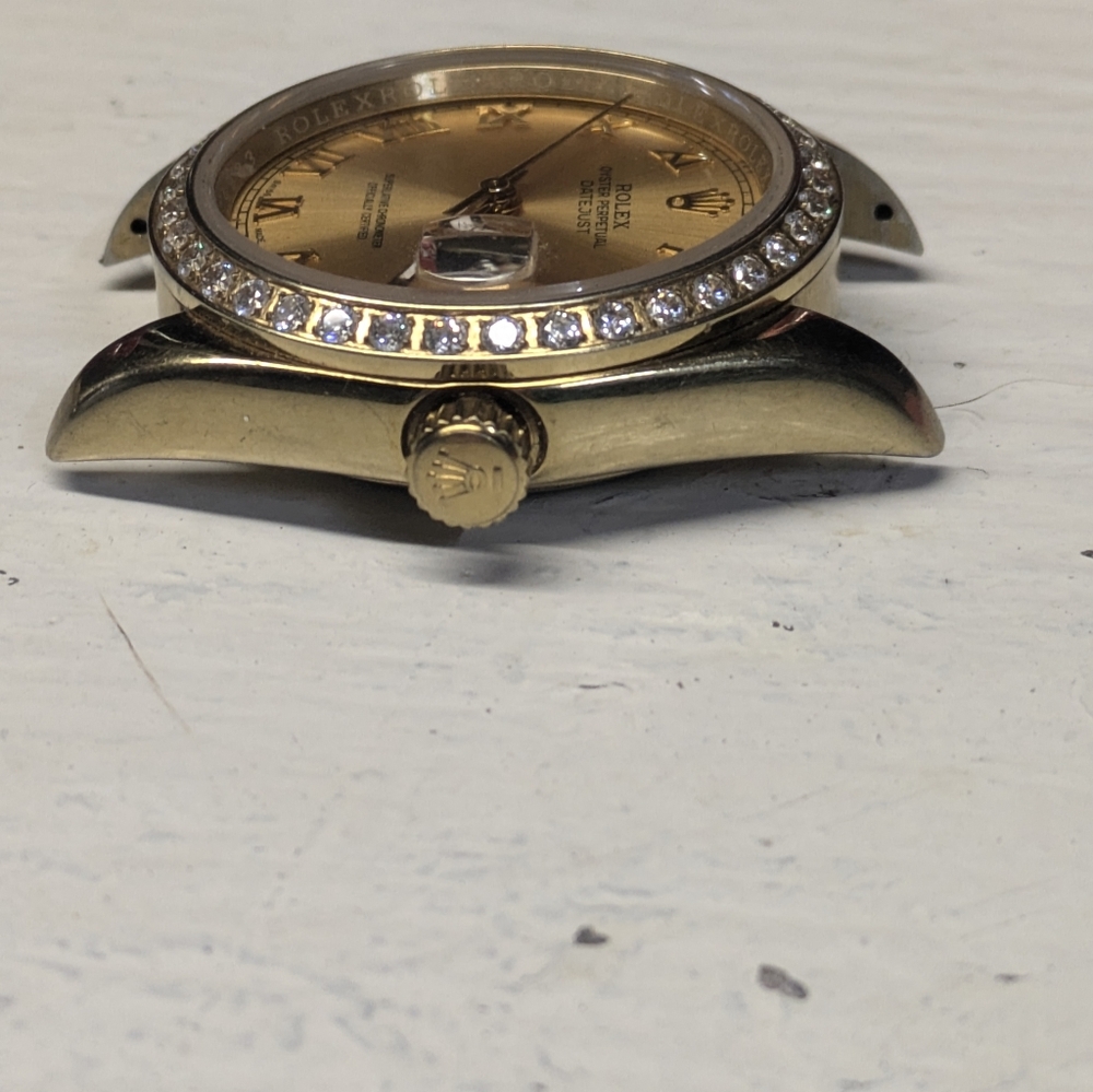 Gold Datejust with Diamond Bezel - Picture 6 of 8